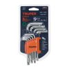 TRUPER TORX-9 Torx L-kulcs készlet, 9 darabos, T10 - T50 (15554)