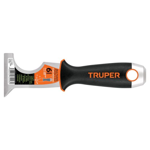 TRUPER EXPERT ET-2-1/2R5X Többfunkciós kaparó spakli Comfort Grip markolattal, 6,5 cm (15855)