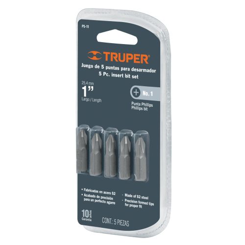 TRUPER P5-11 PH1 bithegy, 25 mm, 5 darabos (17776)