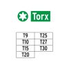 TRUPER EXPERT P7-15T Torx bitkészlet, 25 mm, T9 - T30, 7 darabos (17795)